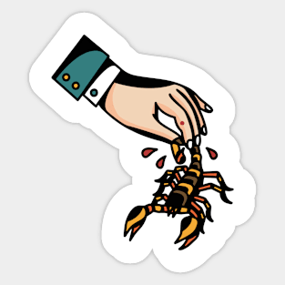 Hand scorpion Sticker